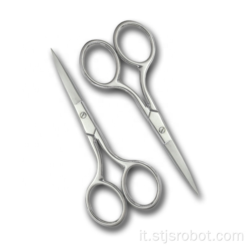 Forbici per unghie e forbici per manicure per cuticole in acciaio inossidabile placcate a specchio